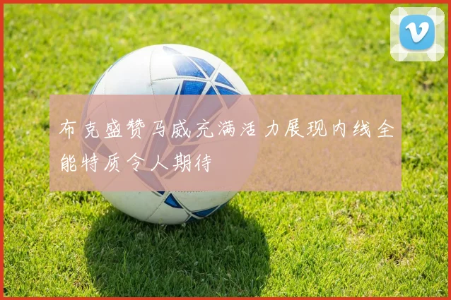 布克盛赞马威充满活力展现内线全能特质令人期待